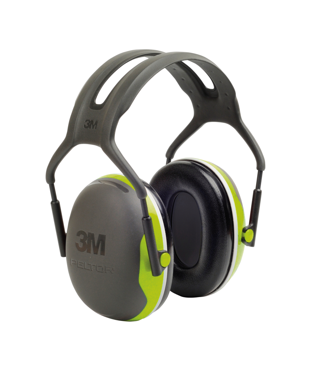 3M Peltor protection auditive  coquilles X4 avec serre-tte, Vert fluo, XX74253