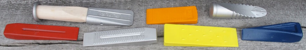 COINS D'ABATTAGE ET COINS  REFENDRE