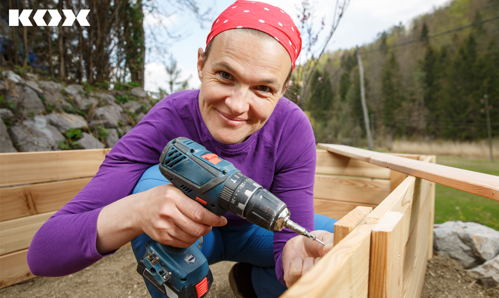 Jardinire surleve faite maison