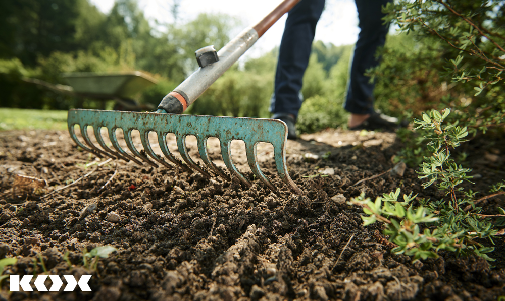 Appareils de jardinage le rateau