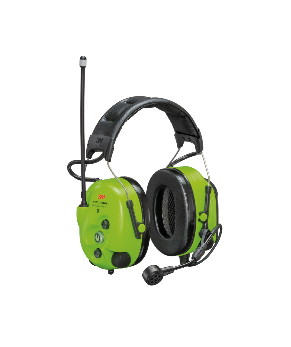 3M Peltor WS LiteCom Pro III GB Headset, avec bandeau, vert fluo, SNR32 dB(A), XX74626