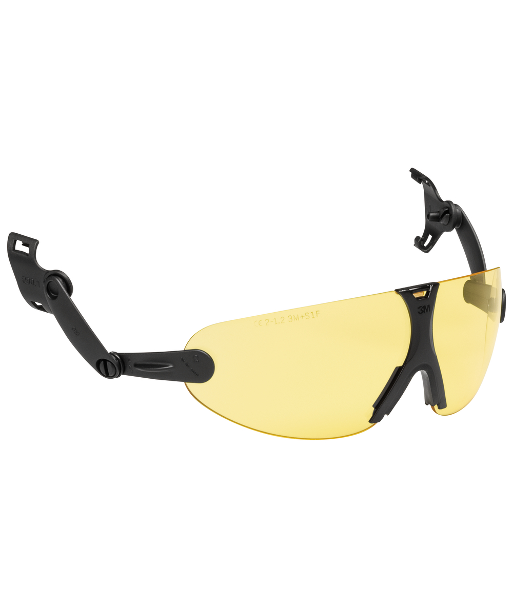 3M V9 lunettes de protection intégrées,jaunes pour le casque G3000, compatible avec G3000 et G500, XX74300