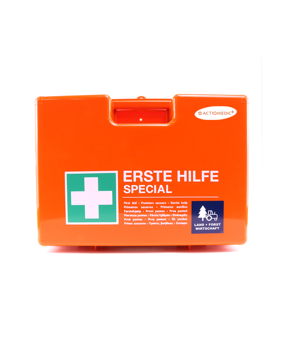 Bote de secours Multi DIN 13157 Actiomedic, pour l'agriculture et la sylviculture, XX73535-00