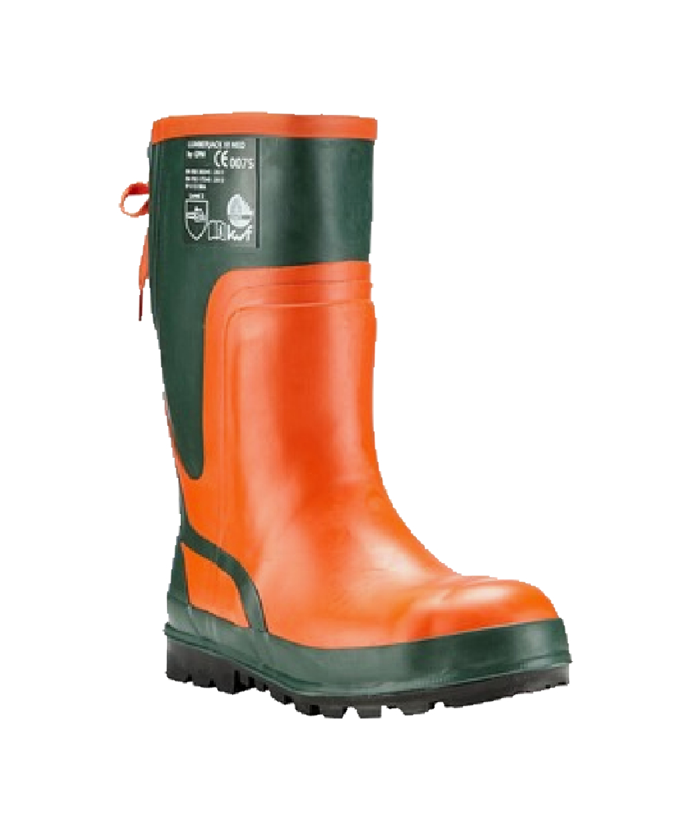 Bottes de protection anti coupures en caoutchouc Lumberjack III Neo de KOX