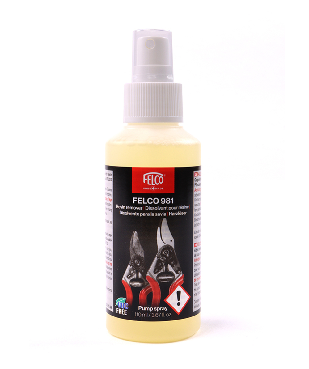 Dissolvant de rsine 981 de Felco, Spray  pompe 110 ml, XXFELCO-981