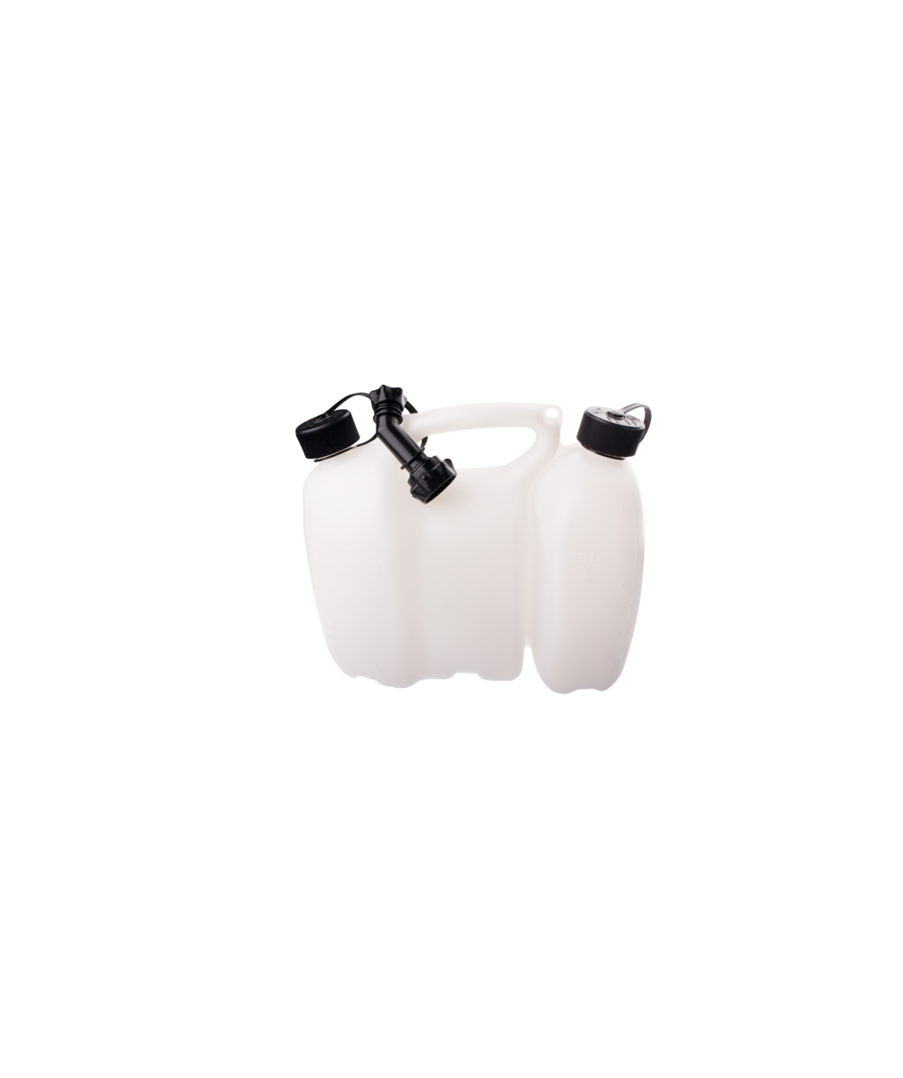 Bidon double pour carburant & huile - Oregon - blanc - 5L + 3L Oregon