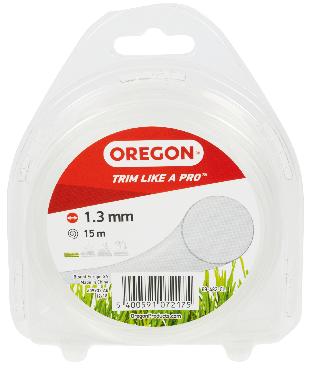 Fil de coupe Coloured Line Oregon paisseur de fil 1,3 mm, Longueur 15 m, Transparent, paisseur de fil 1,3 mm, 69-482-CL