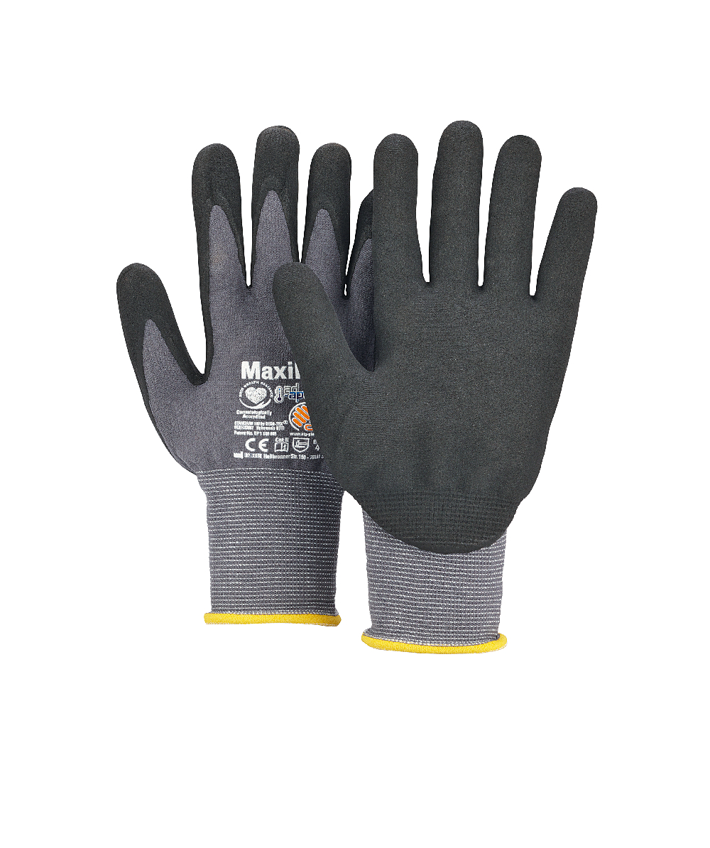 Gants MaxiFlex Ultimate AD-APT en nylon, Gris/noir, XX75102