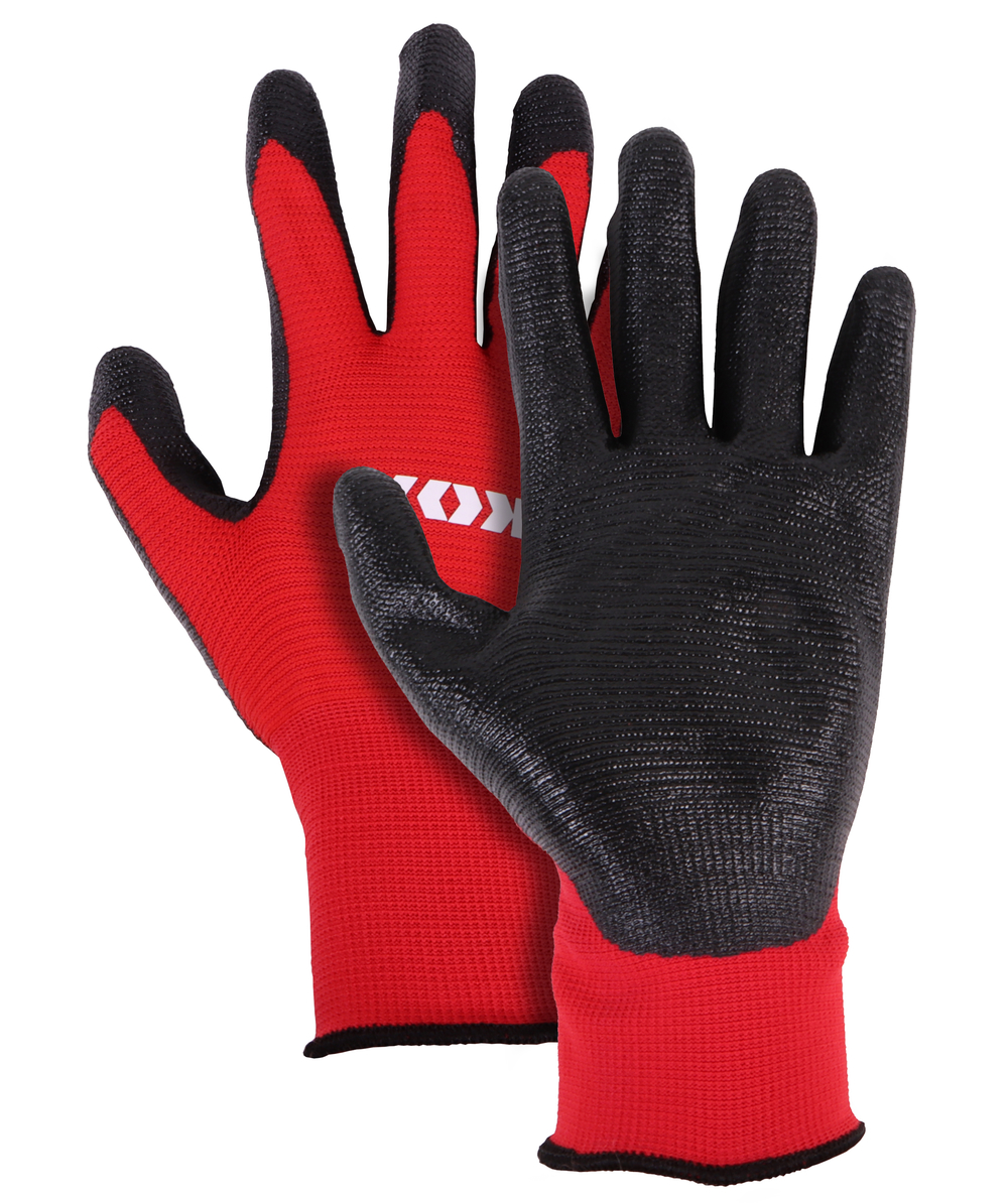 Gants de travail / gants de jardinage Flex de KOX rouge