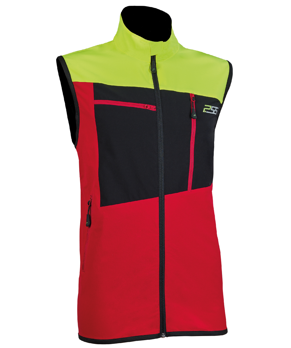 Gilet PSS X-treme Breeze rouge/jaune, XX76144