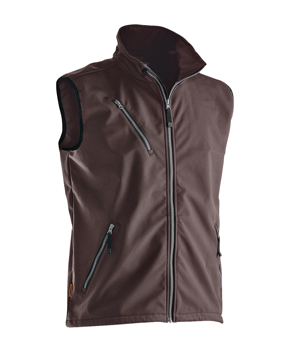 Gilet softshell Jobman 7502 marron, marron, XXJB7502BR