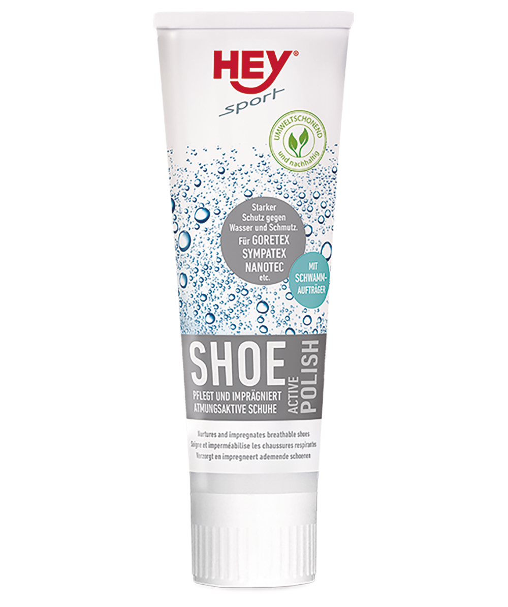 HEY Sport Active crème polish, noir, Entretient et imperméabilise les chaussures respirantes, XX73509-02