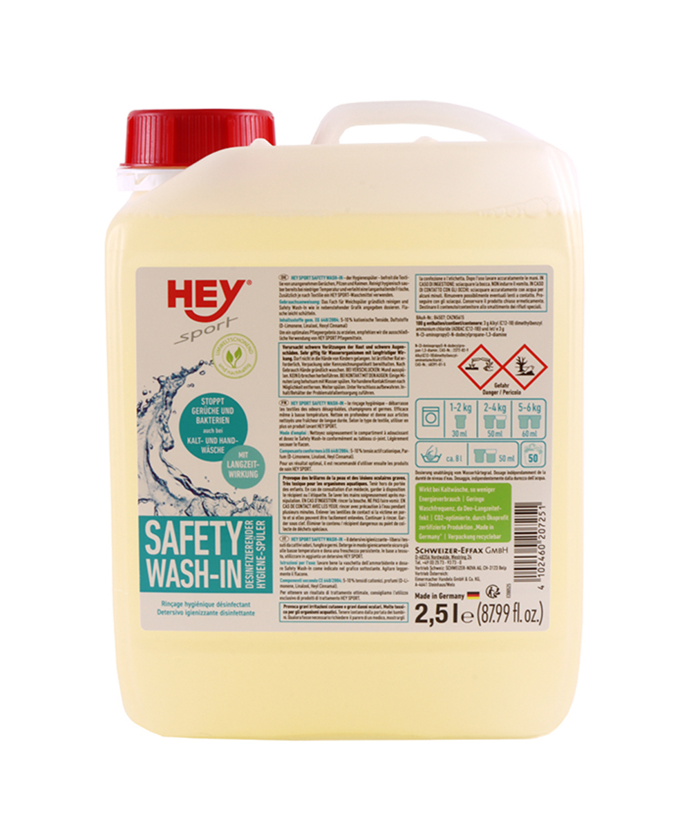 HEY Sport Safety Wash-In Waschmittel Forstbekleidung, limine les mauvaises odeurs et rend le linge propre et pur, mme  basse temprature, XX73509-03