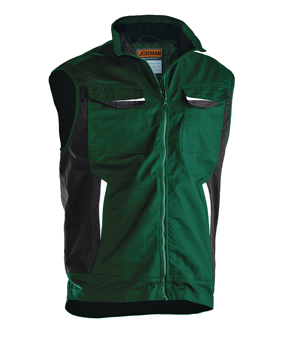 Jobman gilet de travail 7507, vert, XXJB7507GR