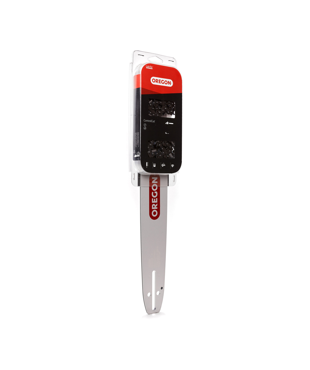 Combo Oregon Guide 35cm + 2 Chaînes 91P052E - Pour Tronçonneuse Professionnelle
