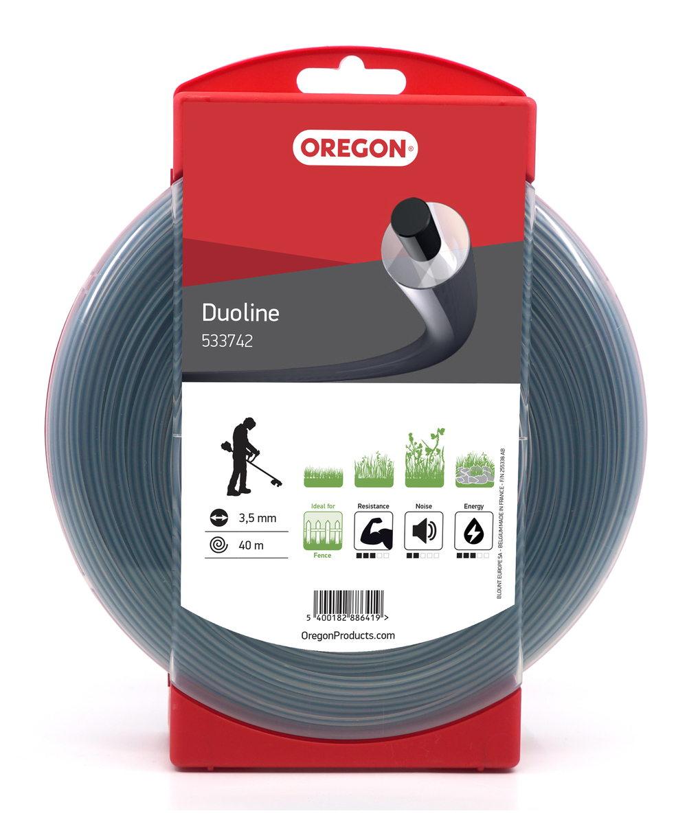 Ligne de coupe  brosse Oregon Duoline 3,5mm de diamtre, 40m de longueur, 3,5mm de diamtre, 40m de longueur, 533742