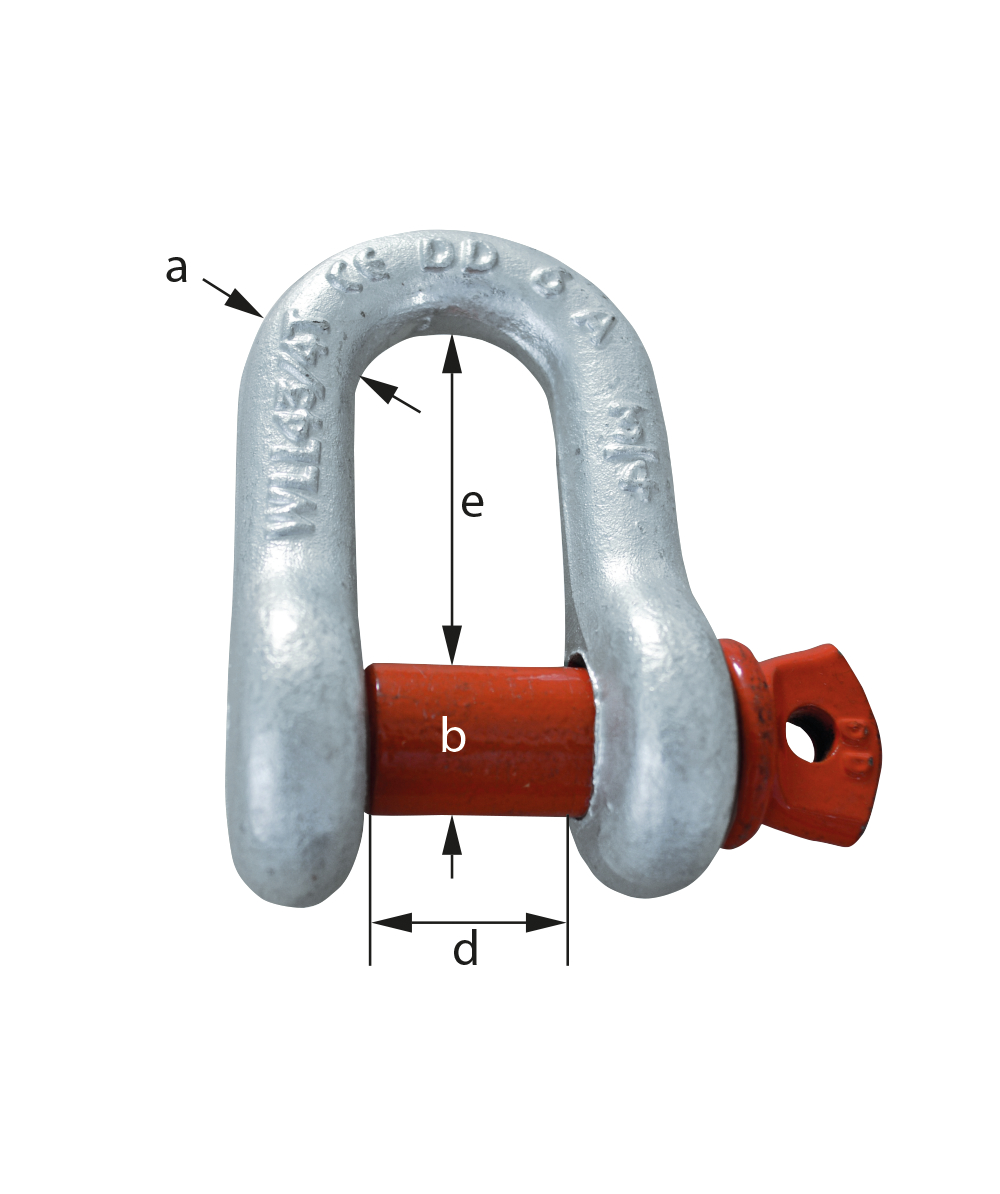 Manille KOX, Diamtre de l'crou 10 mm, XXOS10