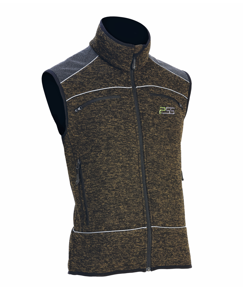 PSS X-treme Nordic Gilet en tricot, Vert mouchet, XX76119