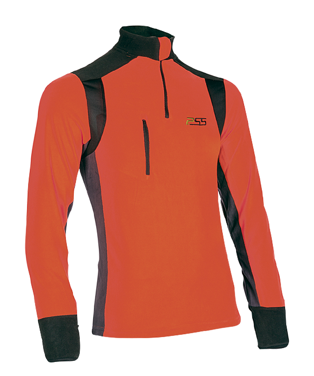 PSS X-treme Polar Shirt en micro polaire, Orange/gris, XX76114