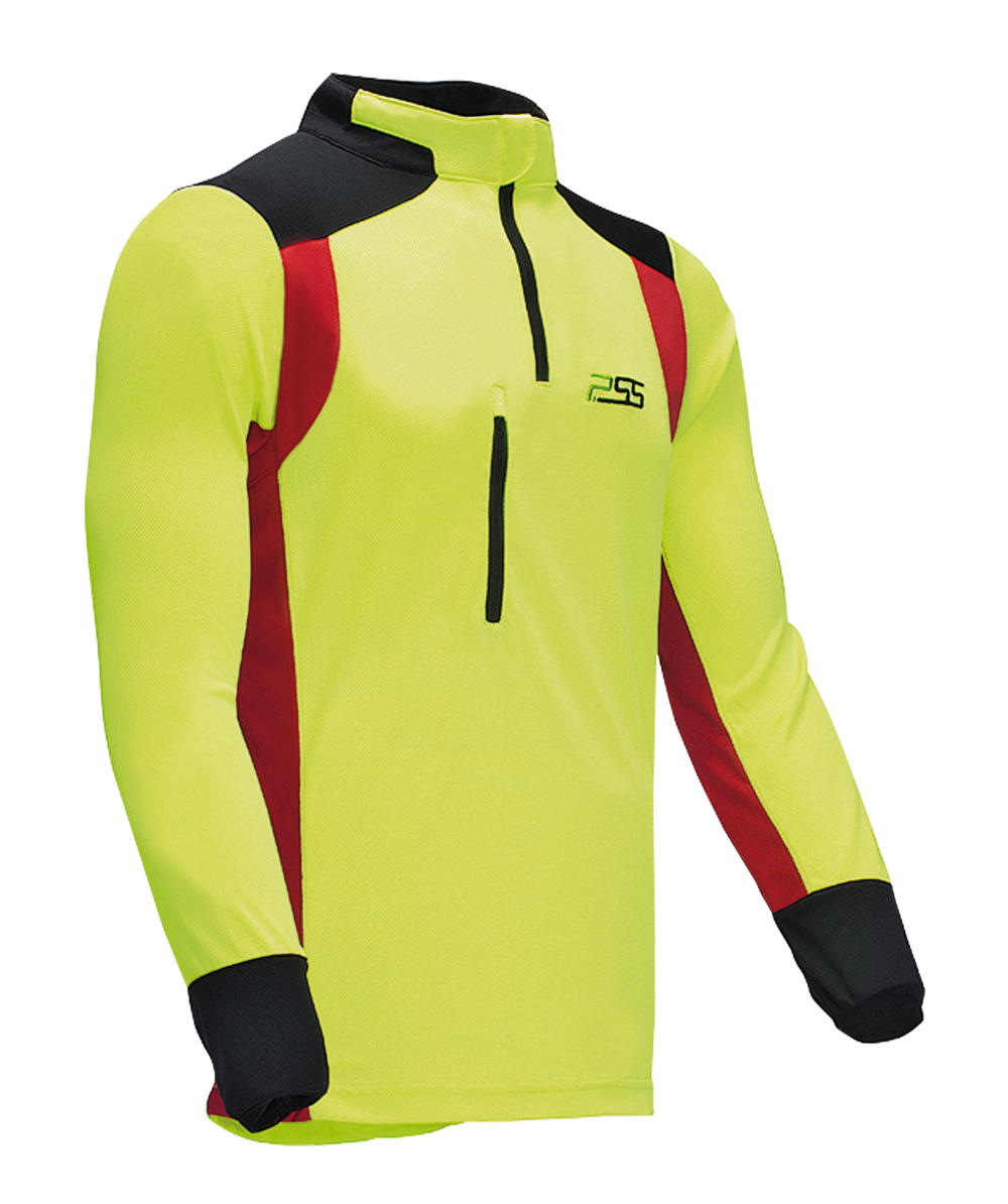 PSS X-treme Skin Shirt Fonctionnelle, manches longues, jaune/rouge, XX77153