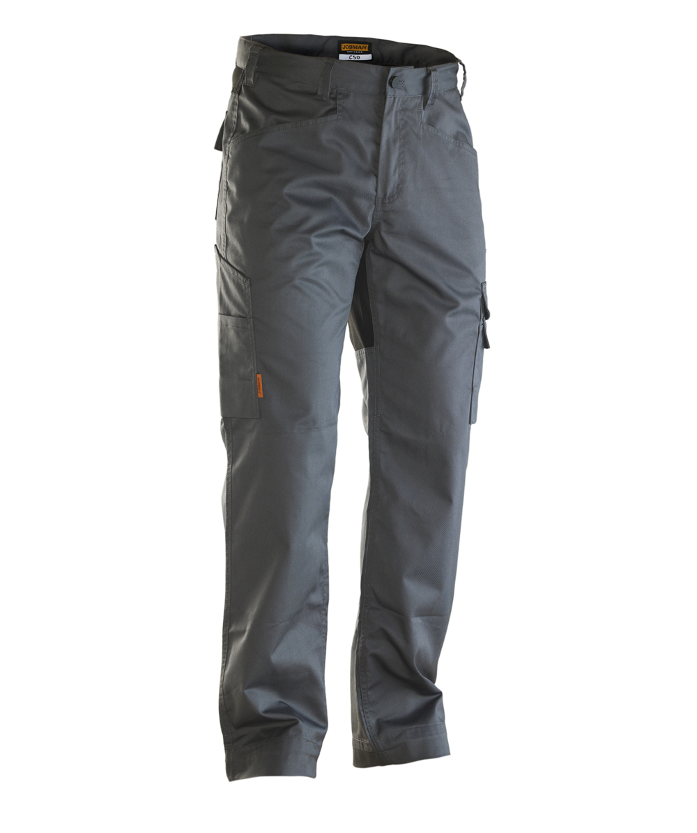 Pantalon de travail stretch 2317 de Jobman gris/noir, Gris/noir, XXJB2317G