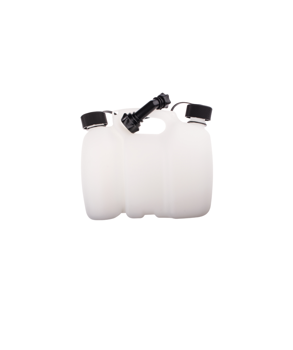 Bidon double pour carburant & huile - Oregon - blanc - 5L + 3L Oregon