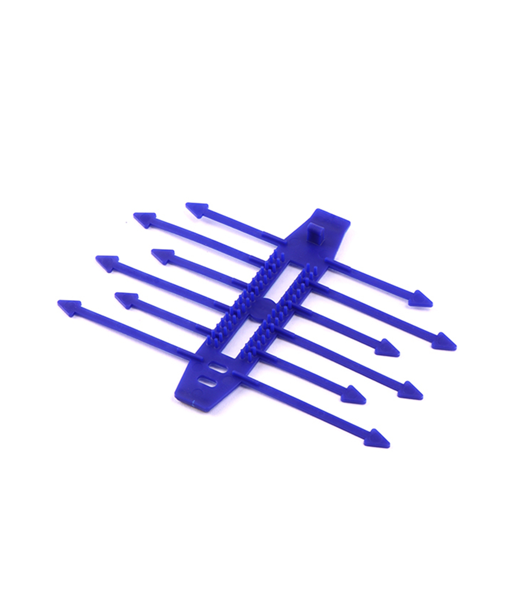 Pinces de protection contre les morsures, bleues et biodgradables, XXVB-06