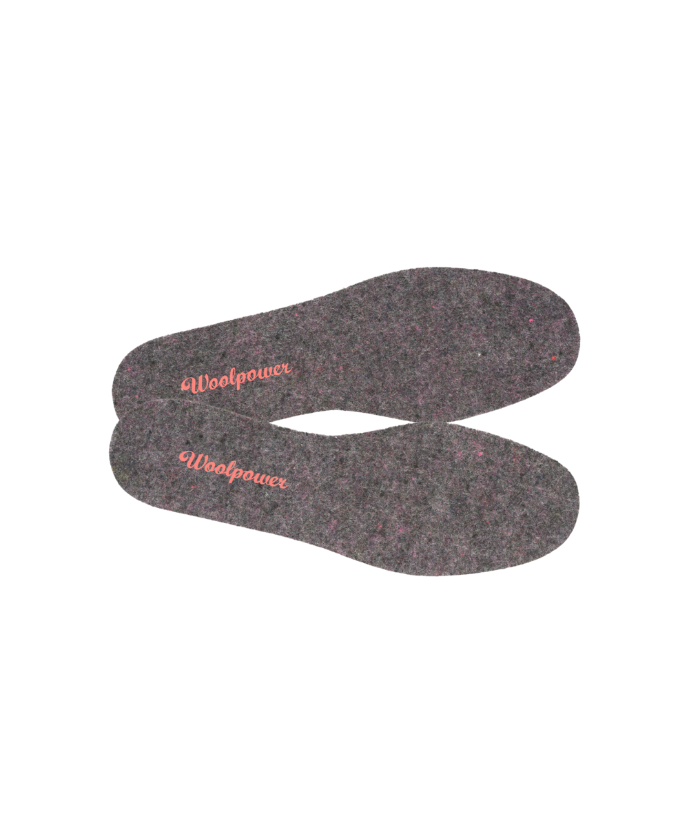 Semelles intrieures en feutre Woolpower recycles / Inserts de chaussures gris, XXWP5715G