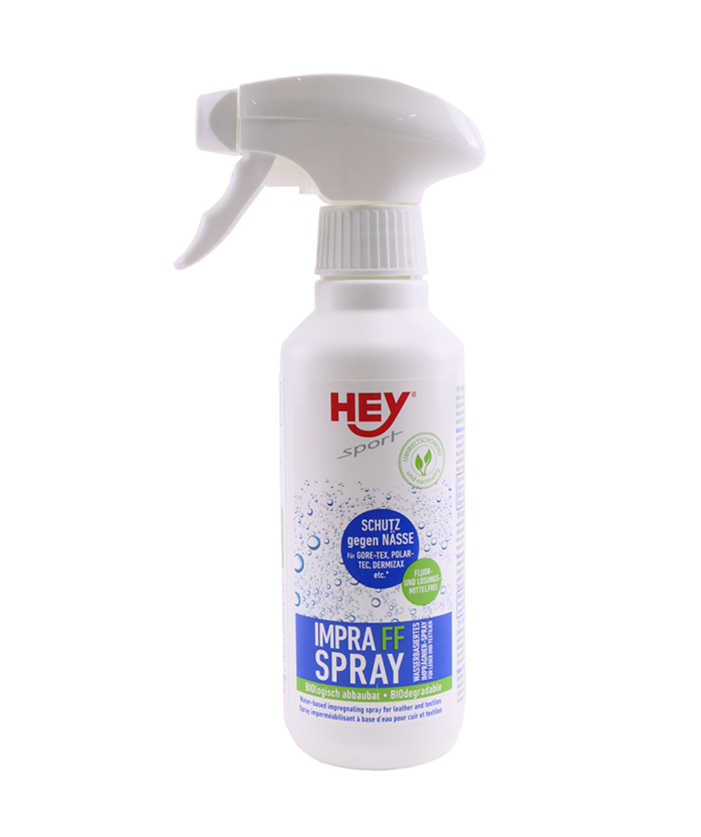 Spray imperméabilisant cuir et Textile HEY Sport Impra FF
