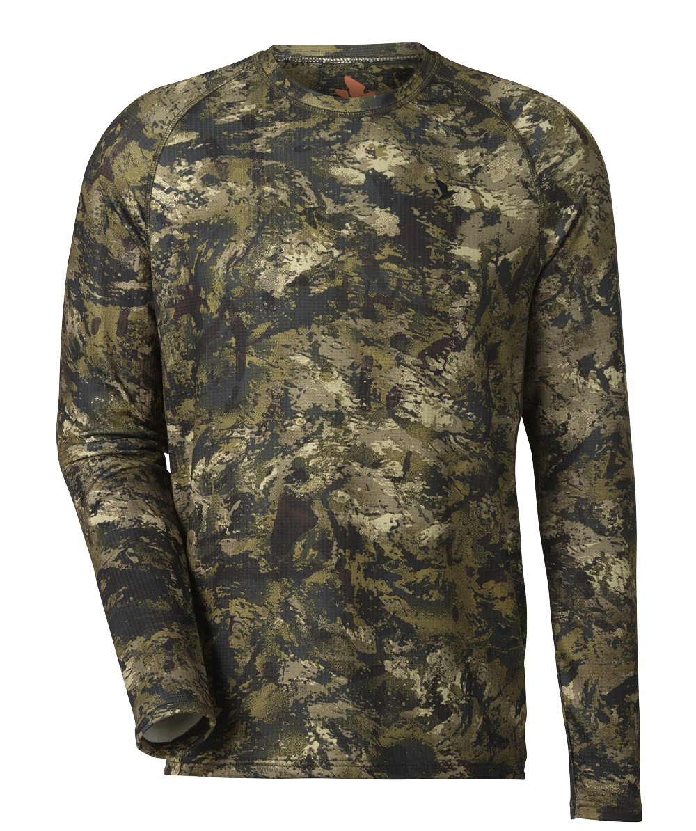 T-shirt Seeland  manches longues Active Camo InVis Green, INVISGreen, XXSL1610260