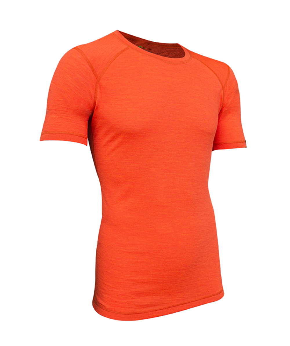 T-shirt fonctionnel PSS X-treme en laine mrinos  manches courtes, rouge, XX77143