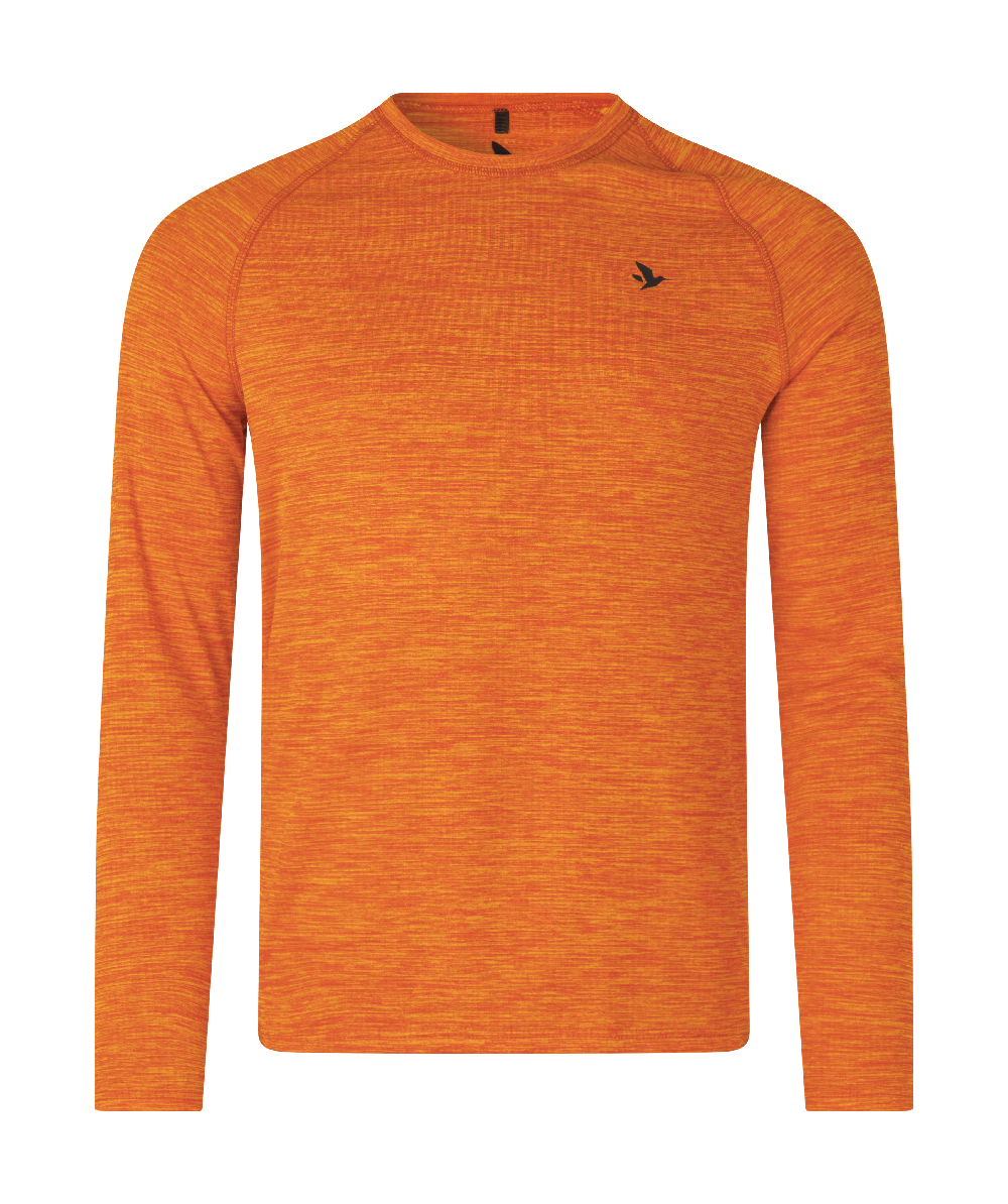 T shirt fonctionnel Seeland manches longues Hi Vis Orange