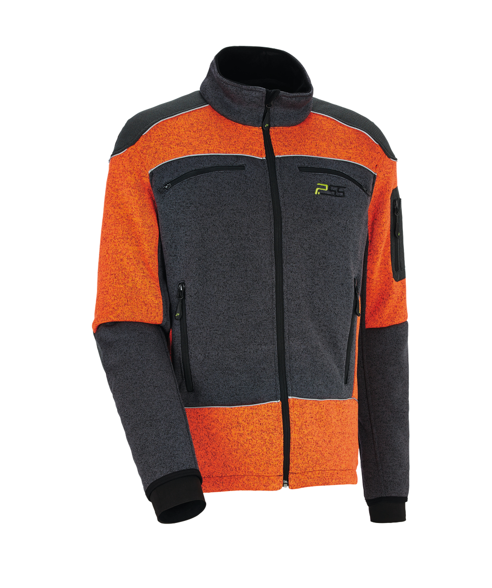 Veste en tricot X-treme Arctic PSS orange/gris, orange/gris, XX76115