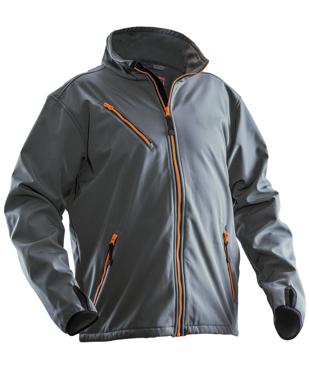 Veste softshell Jobman 1201 gris roseau, roseaux, XXJB1201G