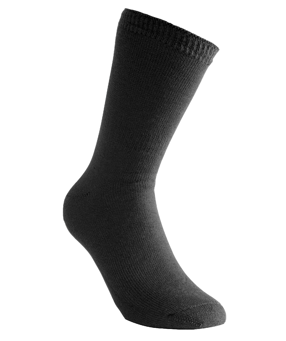 Woolpower Socks Classic 400 / Chaussettes en mérinos noir, XXWP8414S