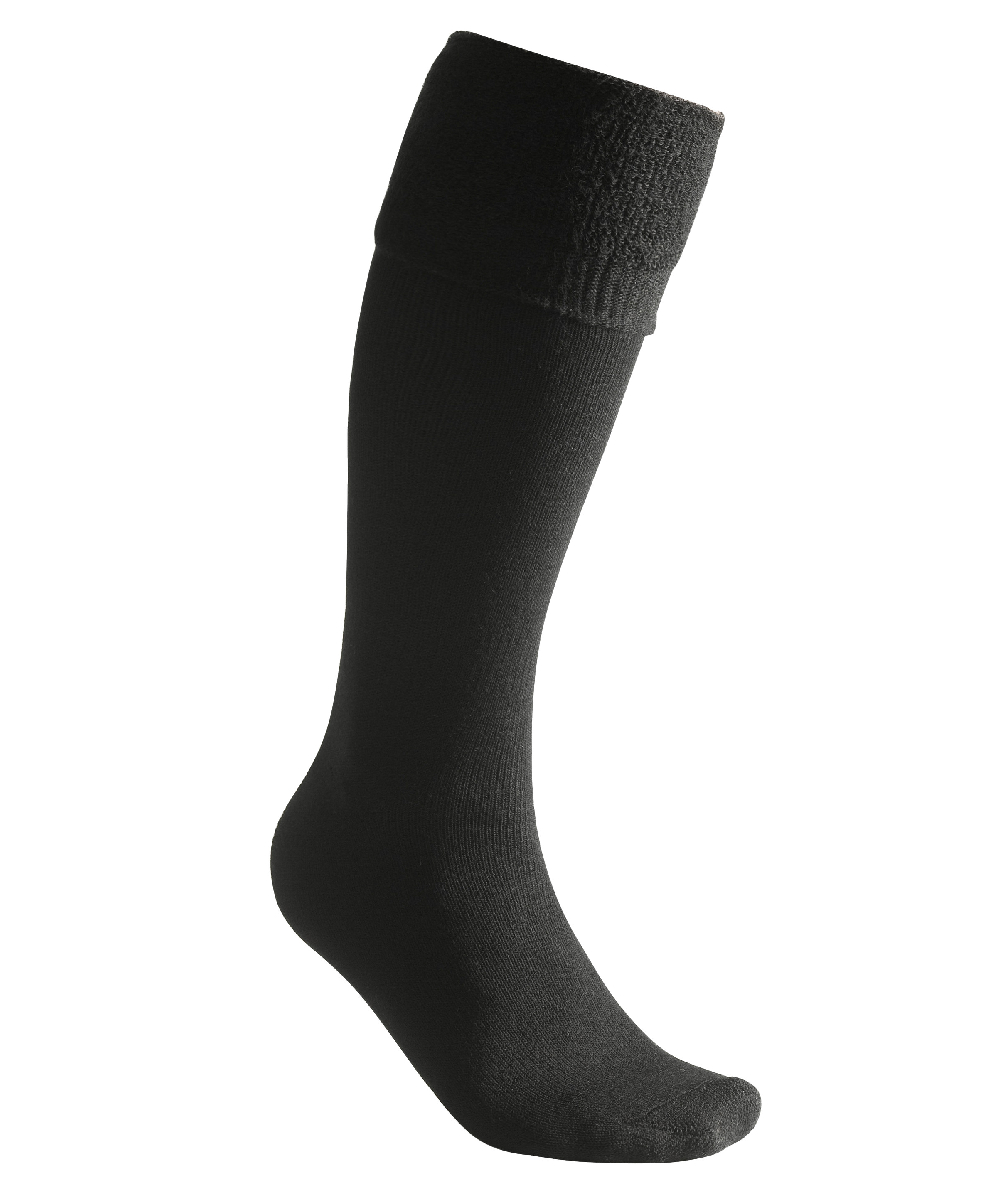 Woolpower Socks Knee high 400 Chaussettes hautes en merinos noir