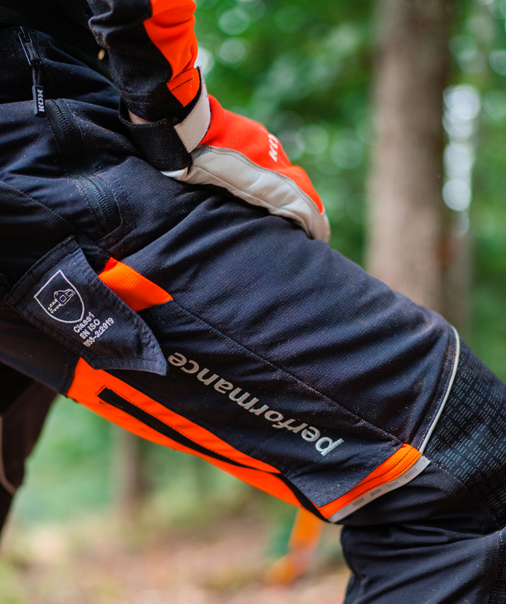 Pantalon anti coupure KOX Performance Anthracite Orange