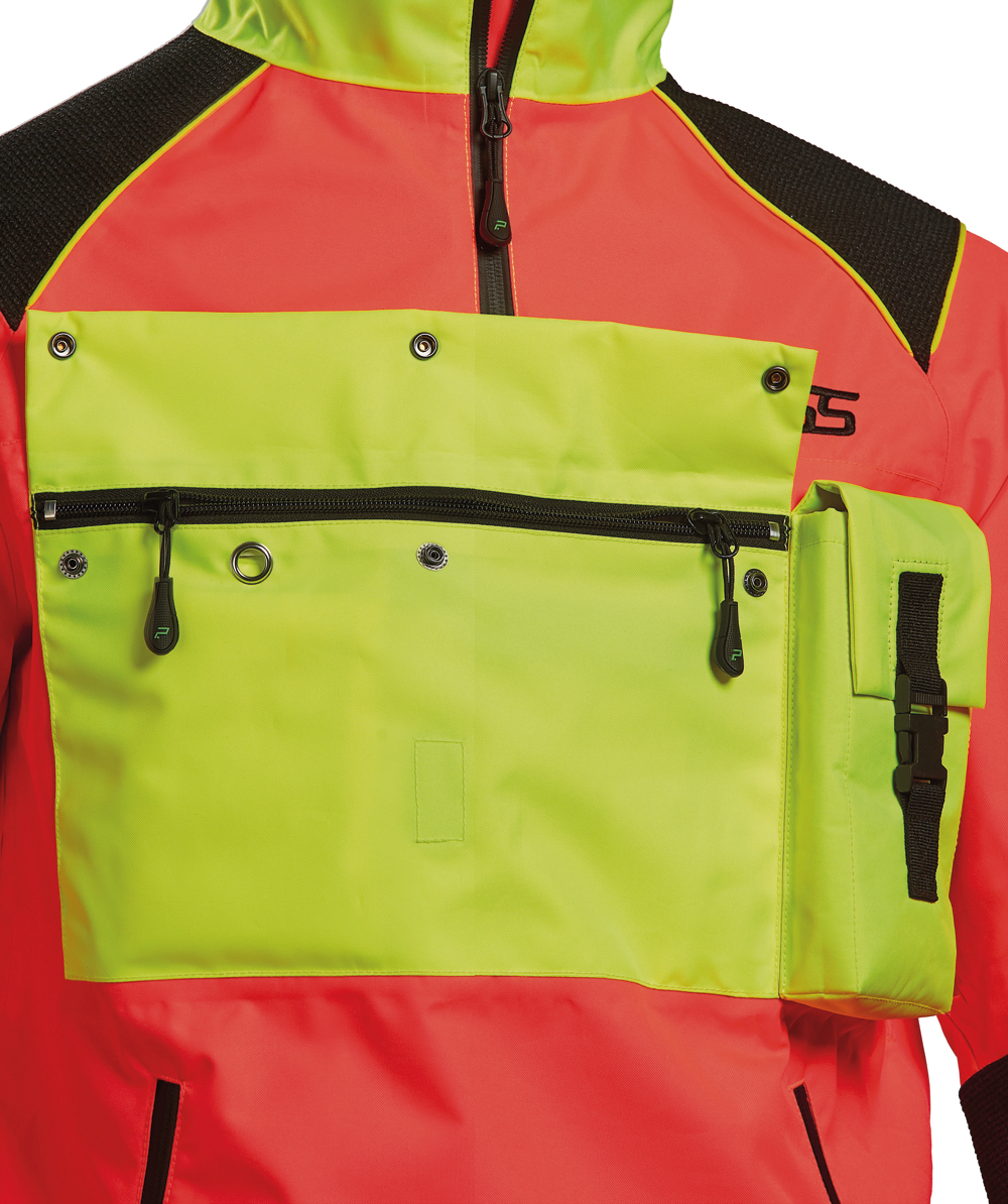 Veste enfilable PSS X treme Hybrid rouge jaune