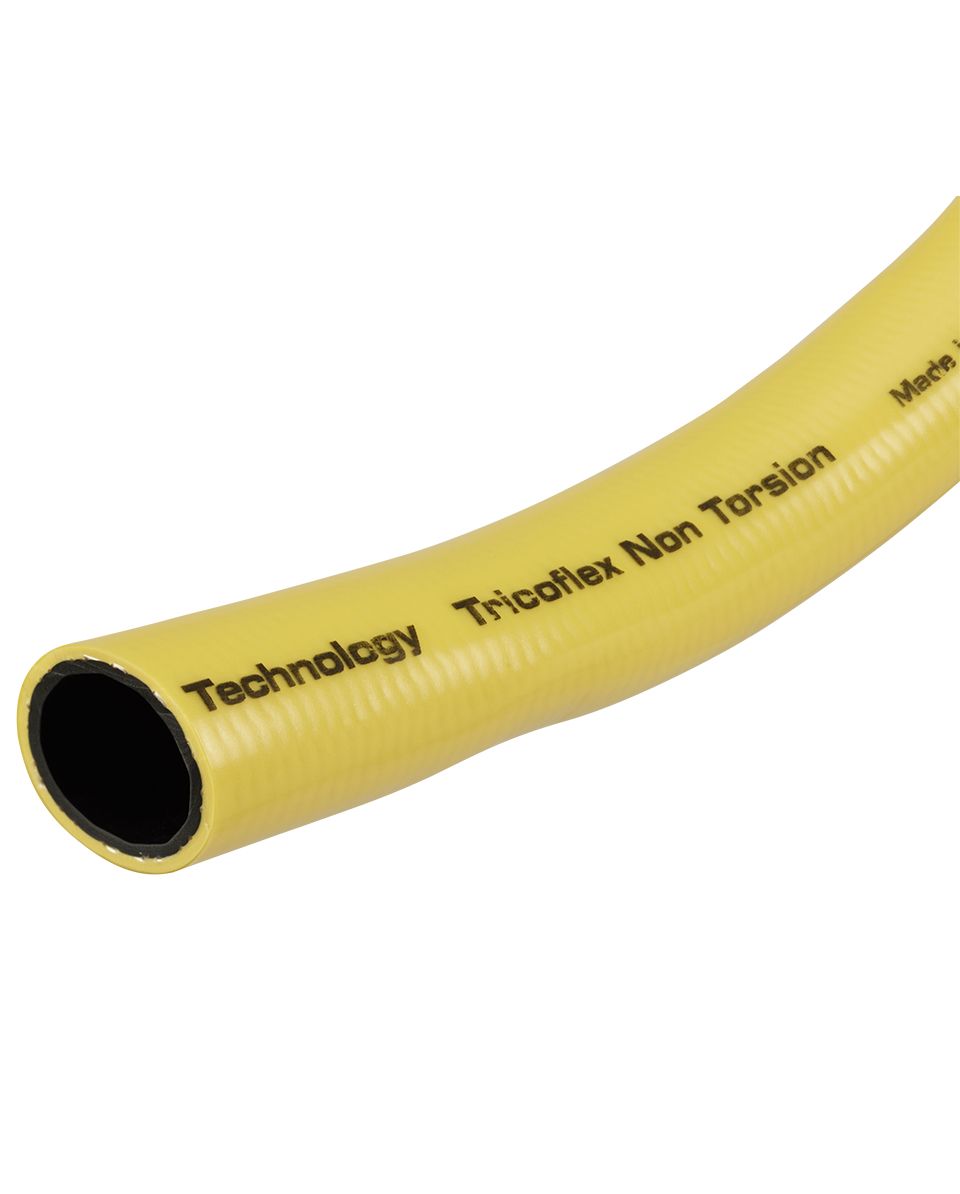 Tuyau D'arrosage 50 Mètres Jaune Tricoflex - 1,9 Cm De Diamètre, Flexible Et Résistant Aux UV