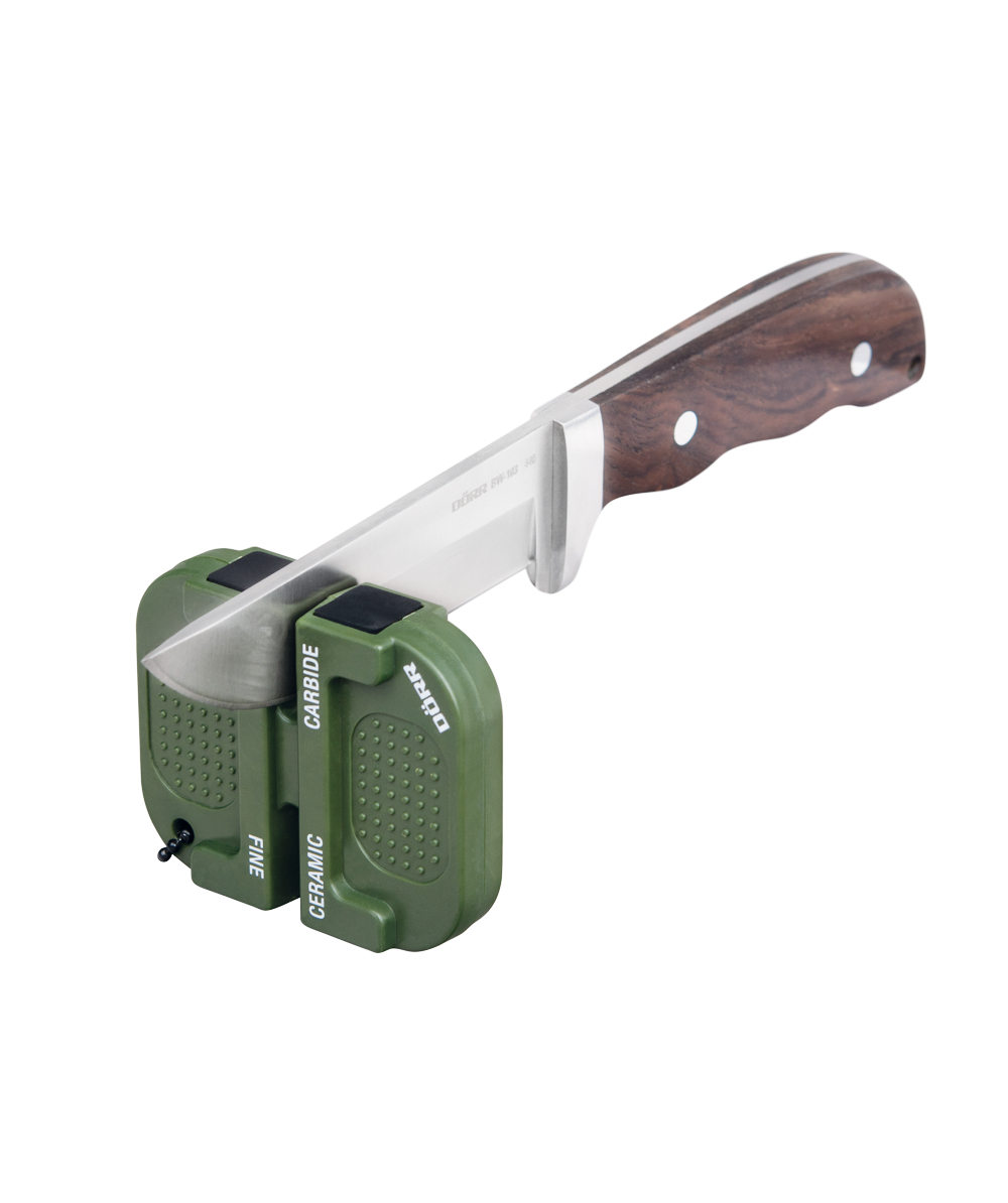 DÖRR Mini aiguiseur de couteaux XS-2 vert olive