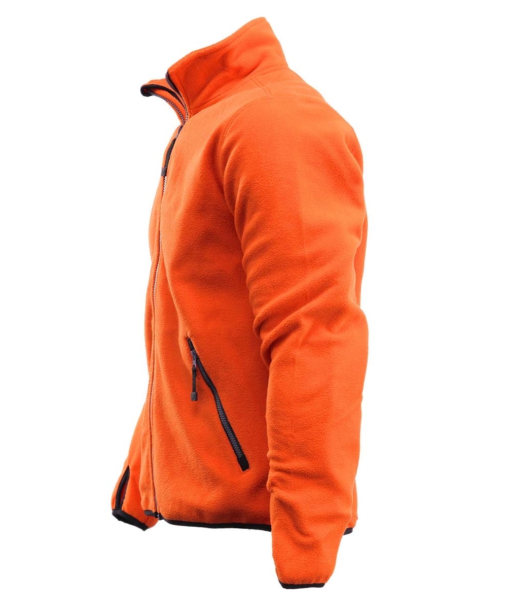 Veste shop polaire orange