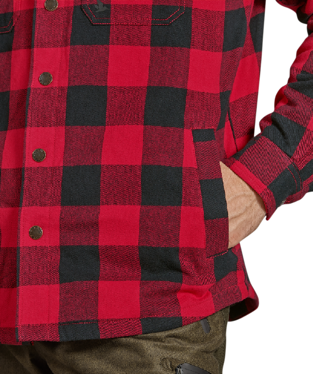 Chemise top canadienne laine