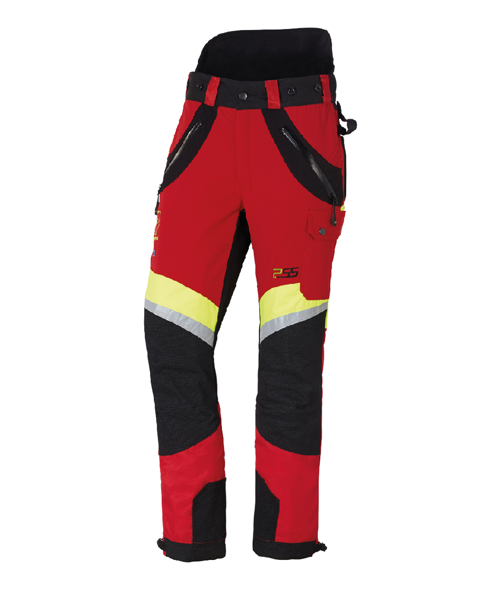 Pantalon anti-coupures X-treme Air rouge/jaune