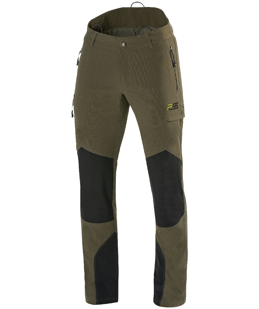 Pantalon de plein air PSS X-treme Stretch vert noir, Vert/noir, XX78205