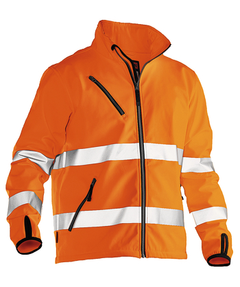 Veste softshell haute visibilit Jobman orange acheter en ligne